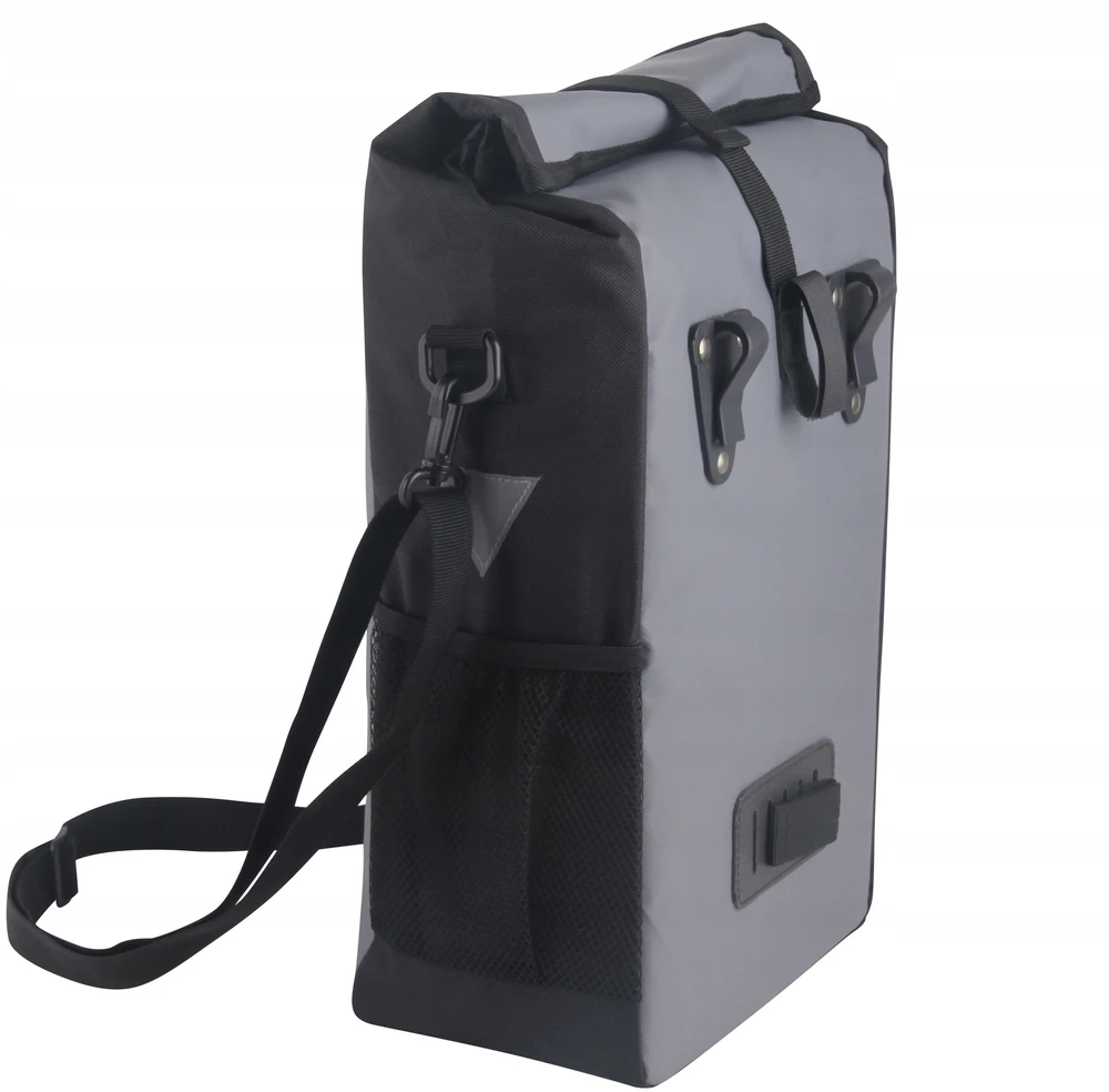 Profex WATERPROOF Bicycle Pannier 15L SIDE Dviračio Krepšys Pilka