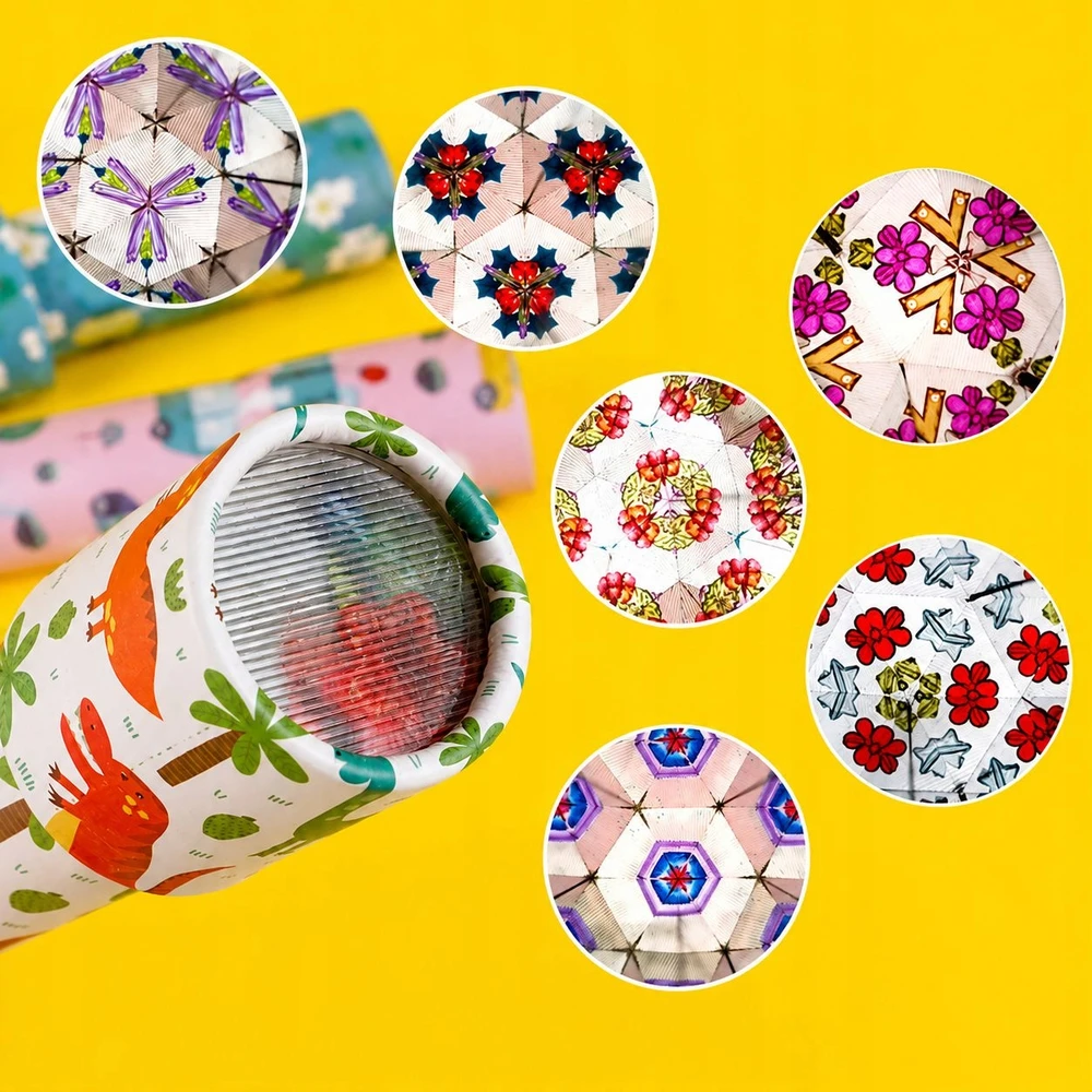 Profi Id KALEIDOSKOPO STUburas VAIKAMS SPALVOTO STIKLO DOVANA VAIKŲ DIENAI V2