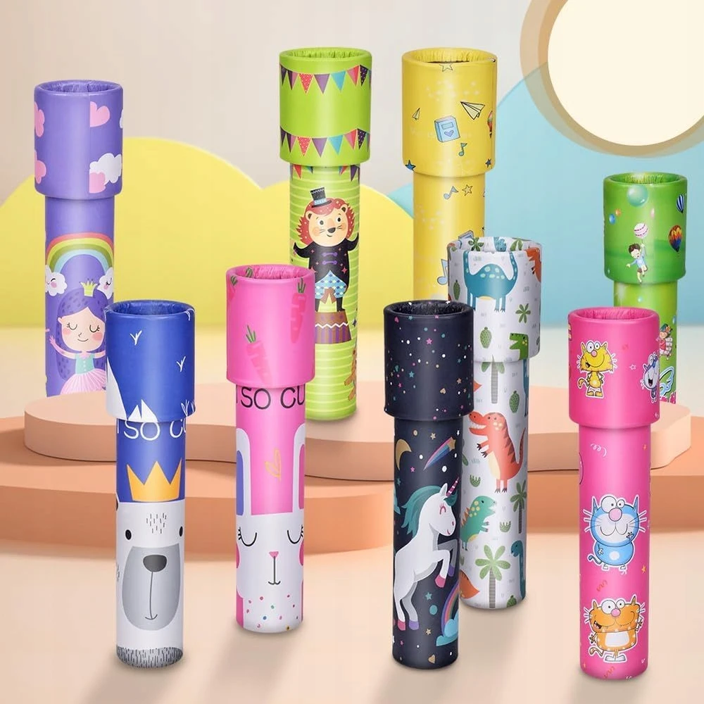 Profi Id KALEIDOSKOPO STUburas VAIKAMS SPALVOTO STIKLO DOVANA VAIKŲ DIENAI V2