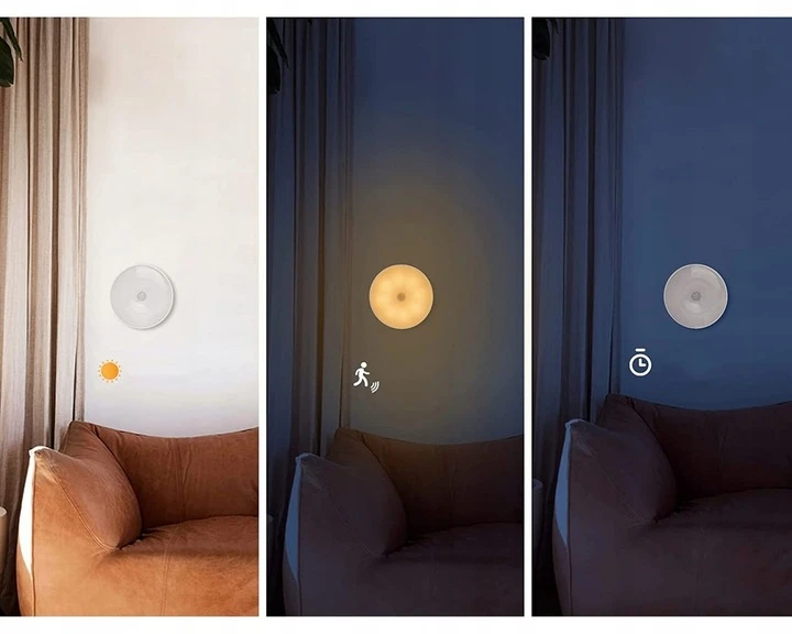 Profi Id LED lempa SU DUSK JUDESIO JUTIKUMU NAKTINIS ĮKRAUJAMAS + MAGNETAS