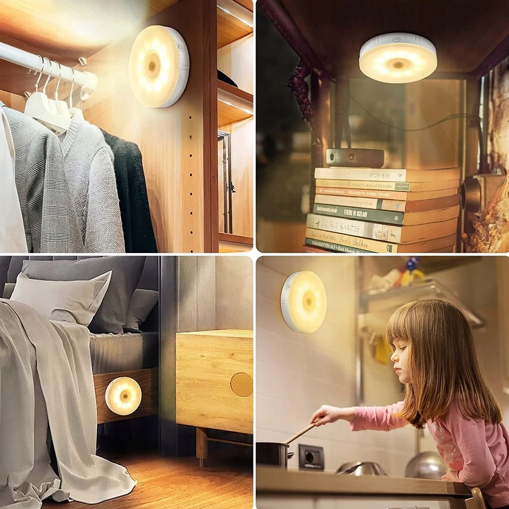 Profi Id LED lempa SU DUSK JUDESIO JUTIKUMU NAKTINIS ĮKRAUJAMAS + MAGNETAS