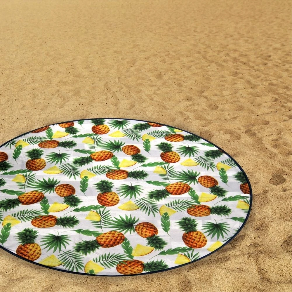 ProGarden ProBeach Paplūdimio kilimėlis Apvalus 138 cm Lengvas ir sulankstomas