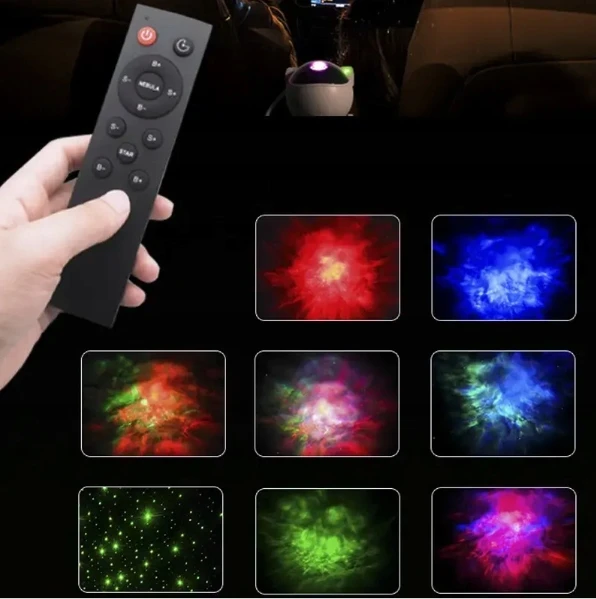 Mik Star Projektorius GWIAZD ASTRONAUTA 360 Naktinė lempa DLA DZIECKA RZUTNIK Pultas