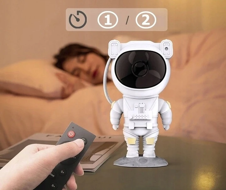 Projektorius GWIAZD ASTRONAUTA RZUTNIK LED Naktinė lempa DLA DZIECI NA PREZENT