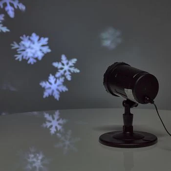 KOOPMAN Projektorius SNOWFLAKE, 4 LED, 8 W, IP44 adapteris