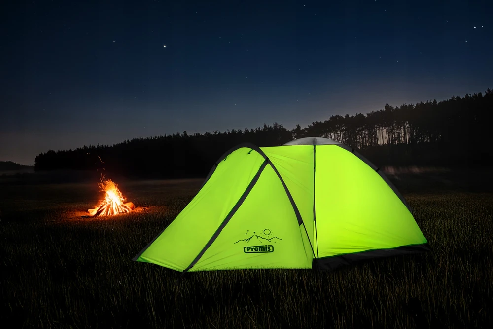 „Promis“ turistinė stovyklavimo palapinė 2 x 2 m su „Alpenair Pro“ tinkleliu nuo uodų