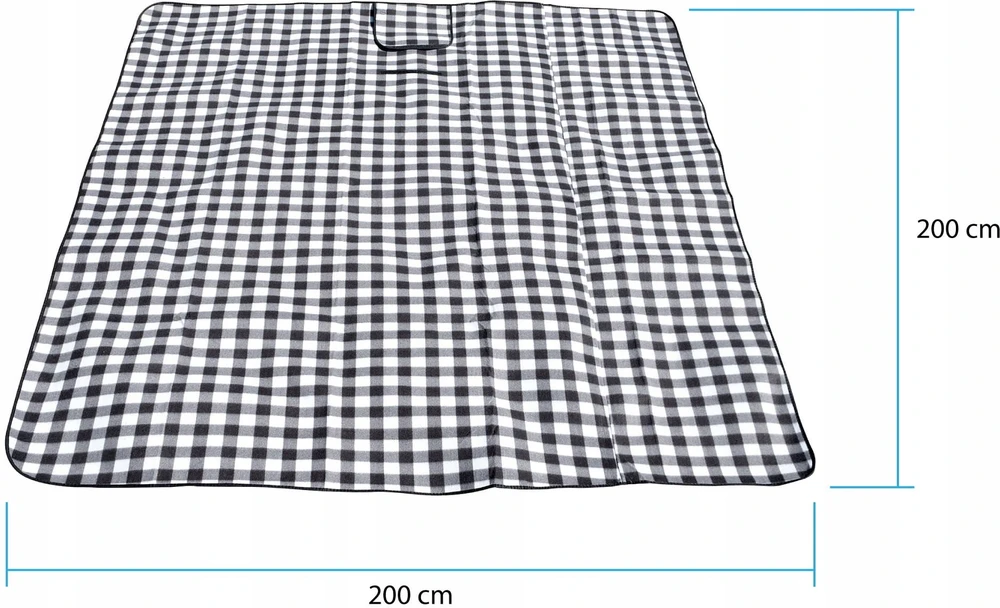 PROMIS Picnic Blanket, Žalias Stripes, 200 cm x 150 cm