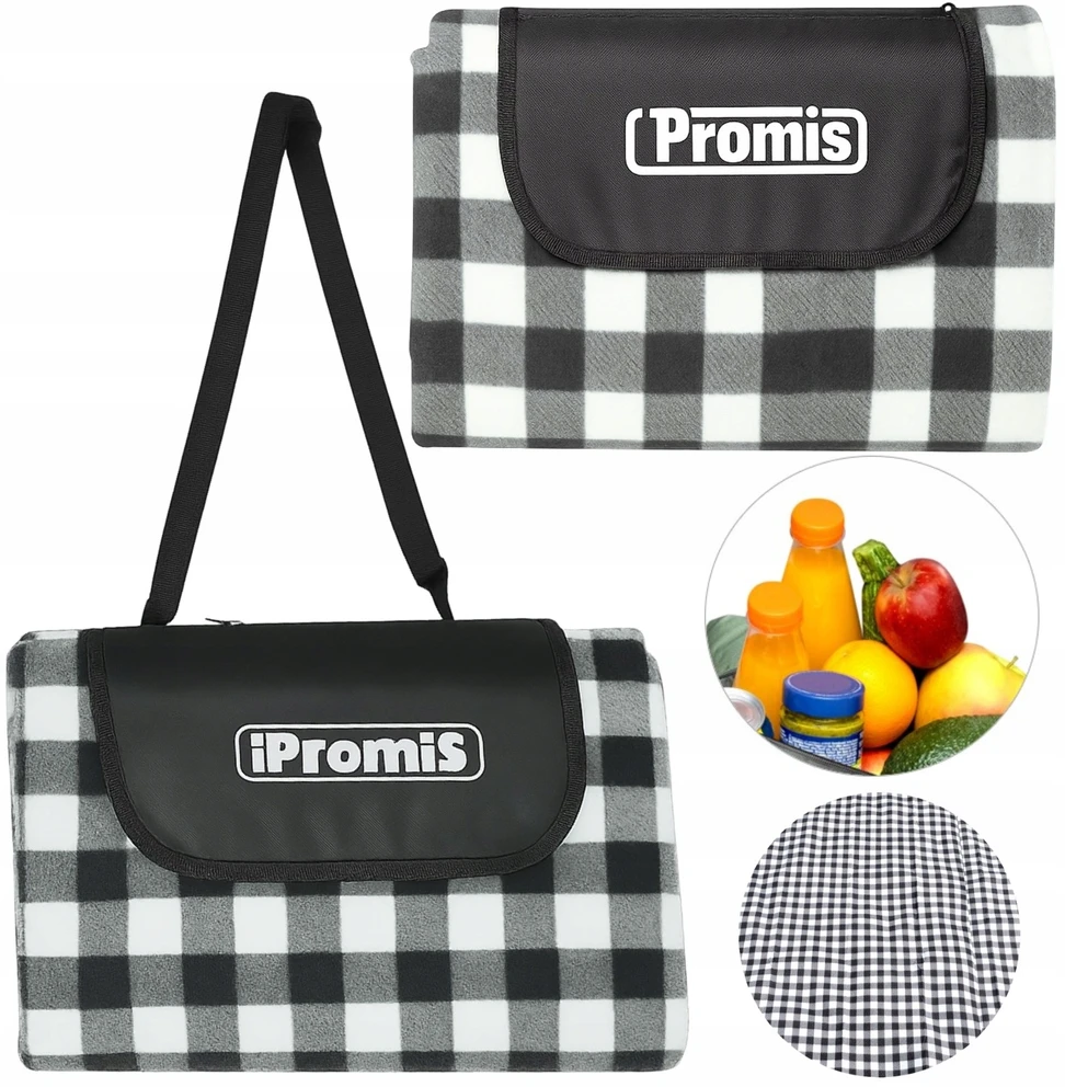 PROMIS Picnic Blanket, Žalias Stripes, 200 cm x 150 cm