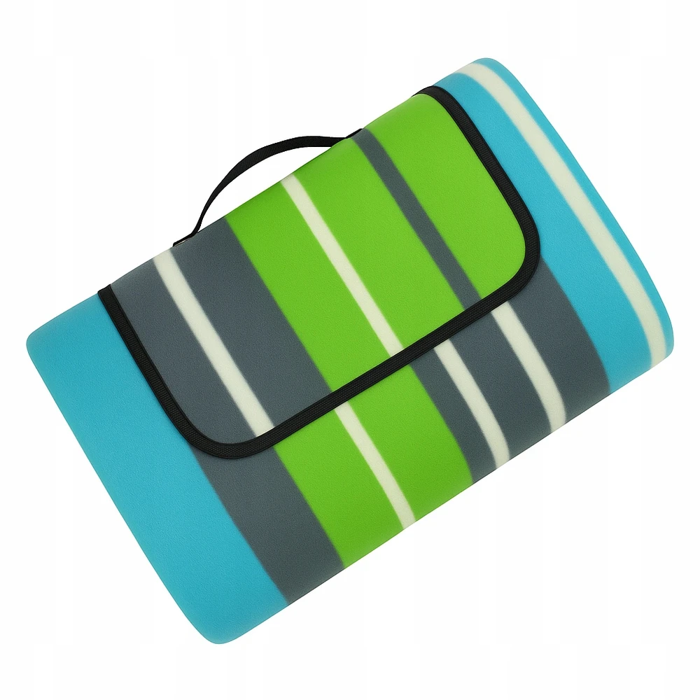 PROMIS Picnic Blanket, Žalias Stripes, 200 cm x 150 cm