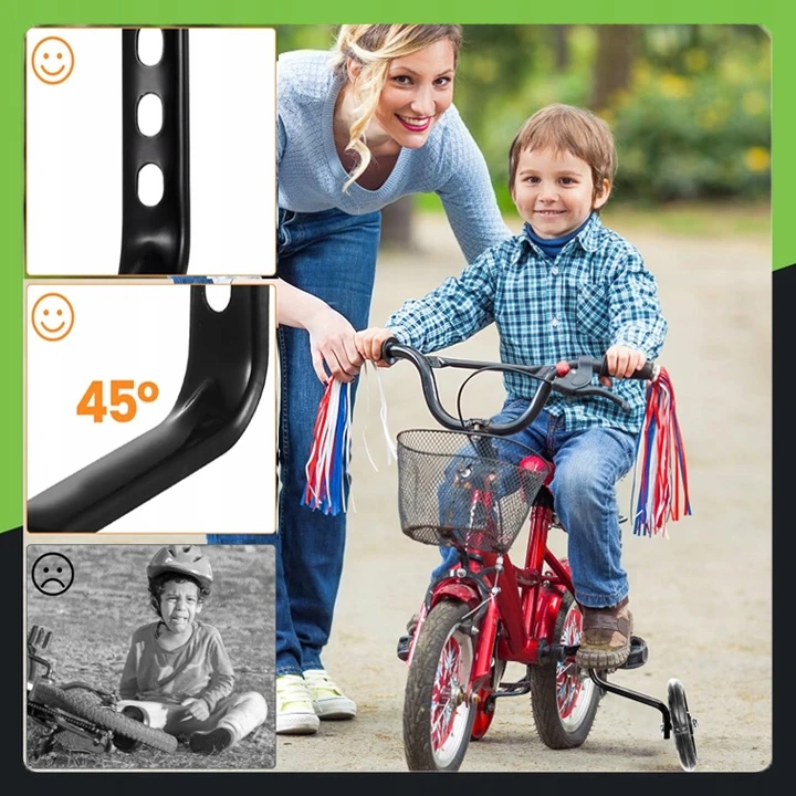Pronett ŠONINIAI VAIKŲ DVIRAČIO RATAI LED DIODAI ŠVIEČIAMI DVIRAČIO RATAI 12-20"