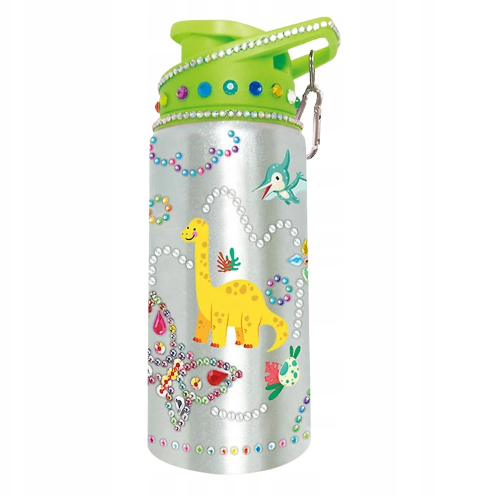 Pronice Creative Set Bottle Vandens butelis, skirtas dekoruoti dinozaurų lipdukus