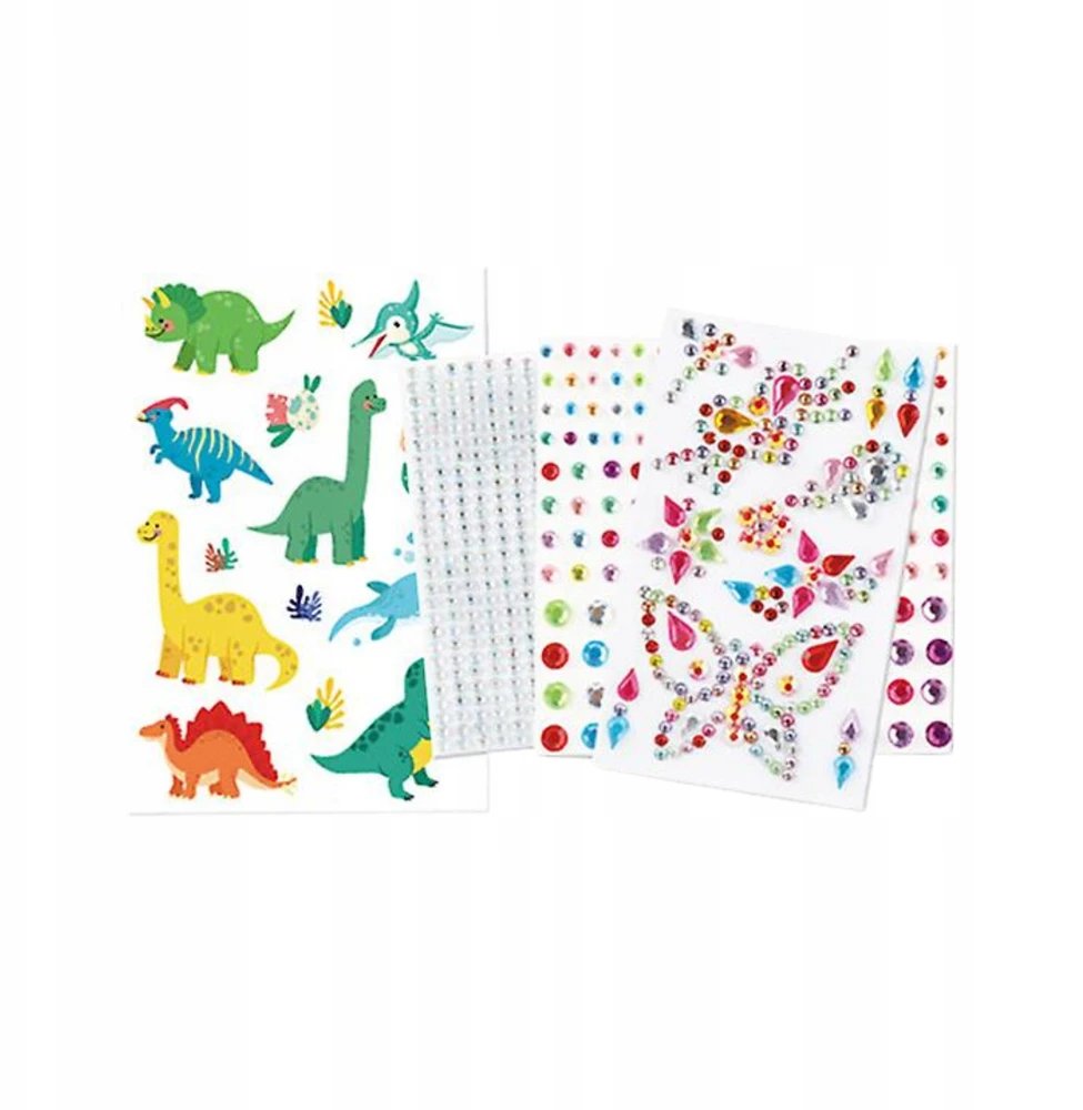Pronice Creative Set Bottle Vandens butelis, skirtas dekoruoti dinozaurų lipdukus
