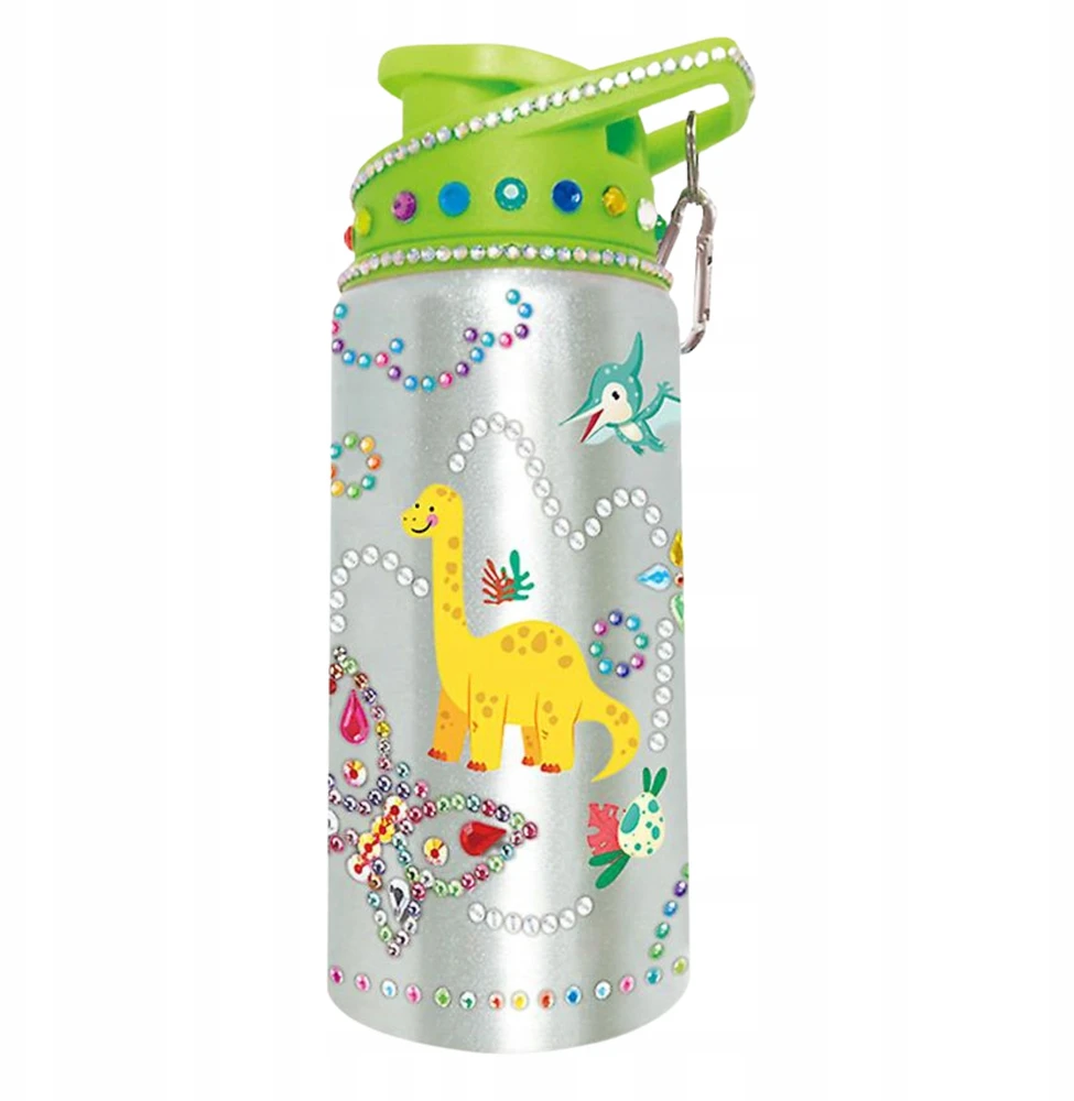 Pronice Creative Set Bottle Vandens butelis, skirtas dekoruoti dinozaurų lipdukus