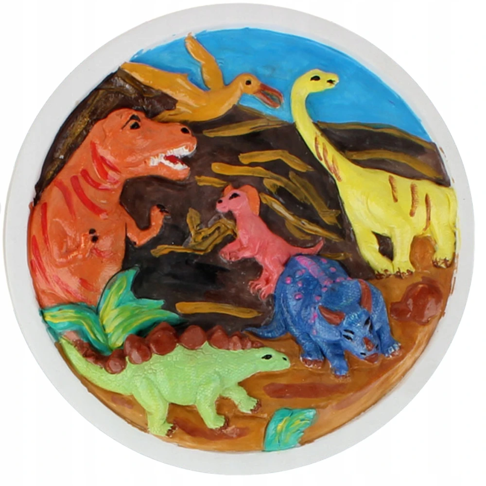 Pronice GIPS PAGRINDAS DAŽYTI DINOZAURUS LITTLE ARTIST DAŽAI + PRIEDAI