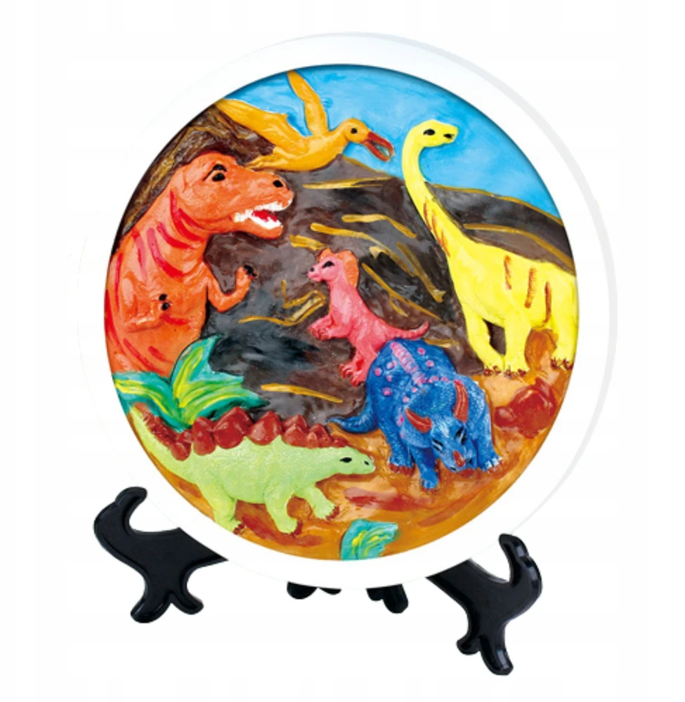 Pronice GIPS PAGRINDAS DAŽYTI DINOZAURUS LITTLE ARTIST DAŽAI + PRIEDAI