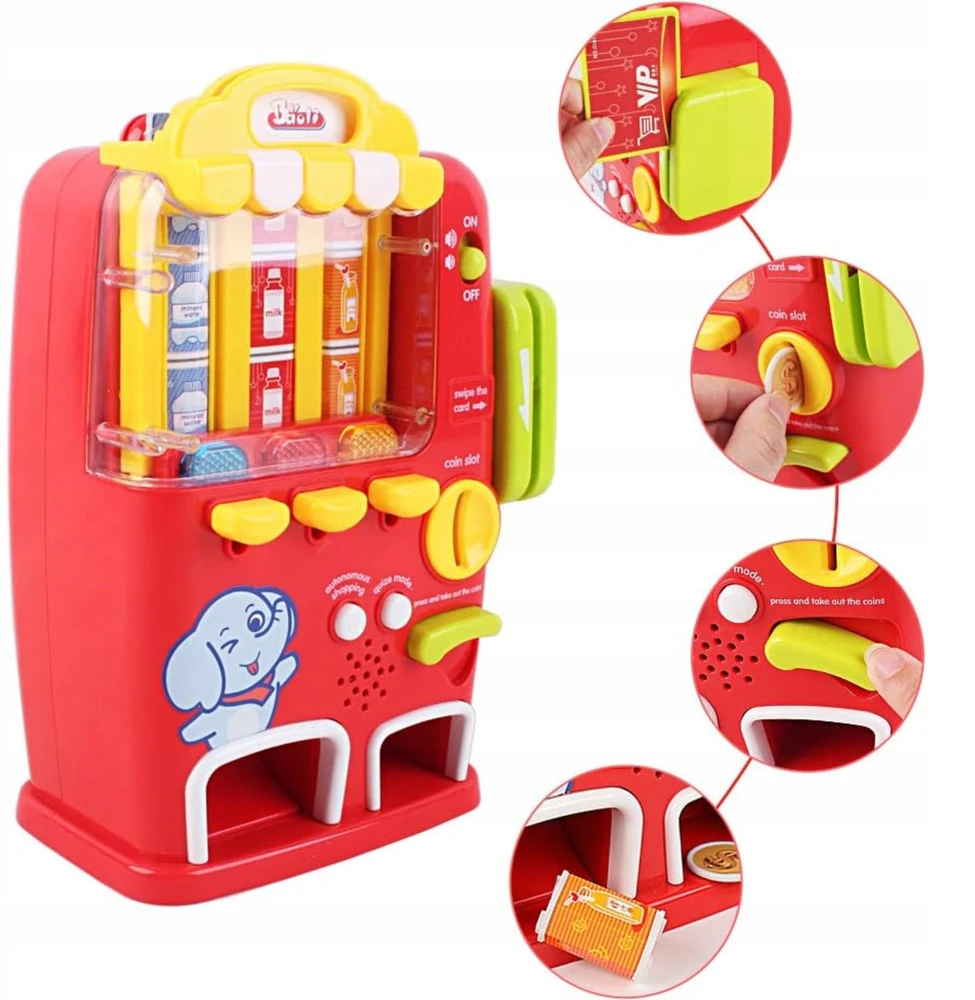 Pronice Mini automatas su gėrimais ir mokėjimu kortele vaikams