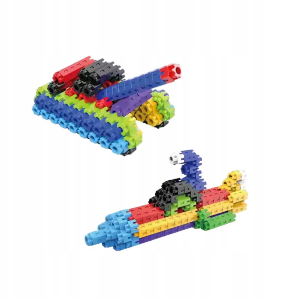 Pronice Mokomosios 3D daugiamatės statybinės plytos 308 vnt. 3+