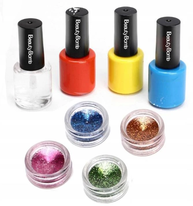 Pronice NAIGŲ LAIKYMO RINKINYS, PATARIMAI GLITTER LIPDUKAI