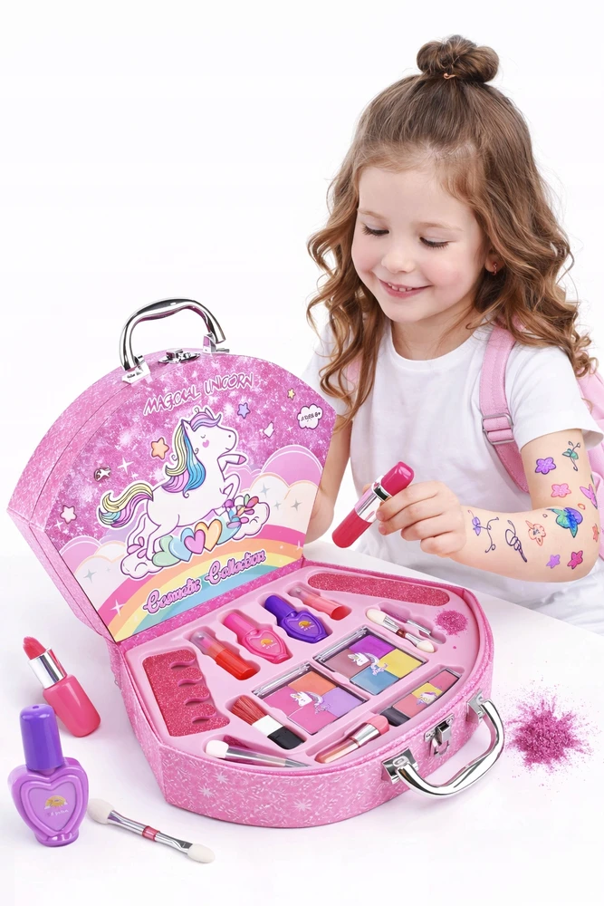 Pronice UNICORN BOX OF NAIL COSMETICS MAKEUP MAKEUP GROŽIO RINKINYS