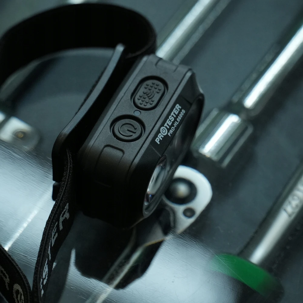 PROTESTER LED PRIEKINIS LAMPAS 600 lm USB-C IP44 ĮKRAUJAMAS PRIEKINIS LEMPAS