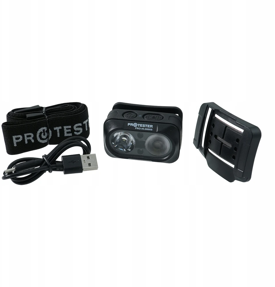 PROTESTER LED PRIEKINIS LAMPAS 600 lm USB-C IP44 ĮKRAUJAMAS PRIEKINIS LEMPAS