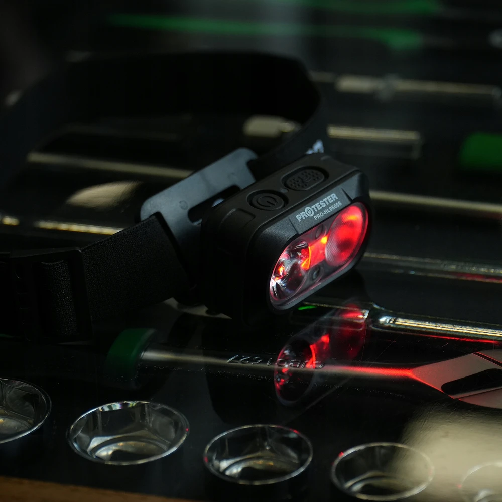 PROTESTER LED PRIEKINIS LAMPAS 600 lm USB-C IP44 ĮKRAUJAMAS PRIEKINIS LEMPAS