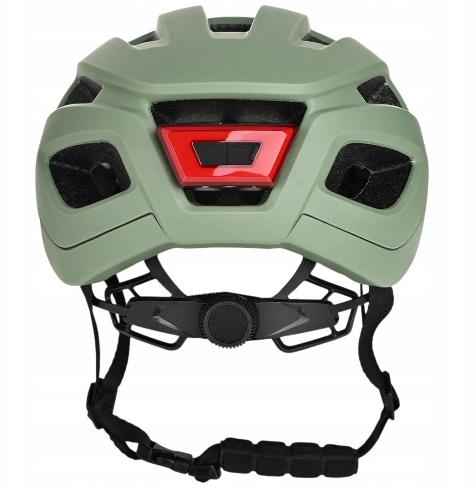 ProX Magneto Led L/XL dviračio šalmas žalias žvyras MTB