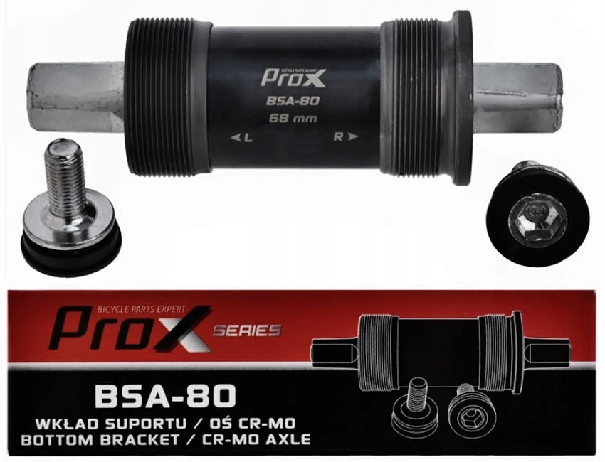 PROX pažangus BSA keturkampis guolis 68/122,5MM dviračiams