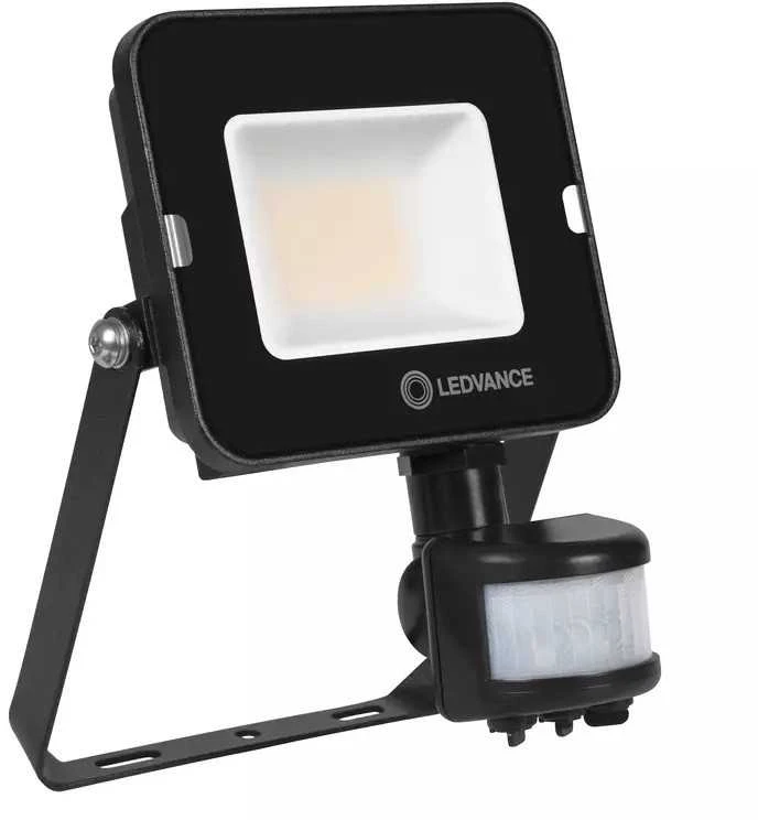 Ledvance 20W LED prožektorius su judesio davikliu, 4000K, IP65, juodas