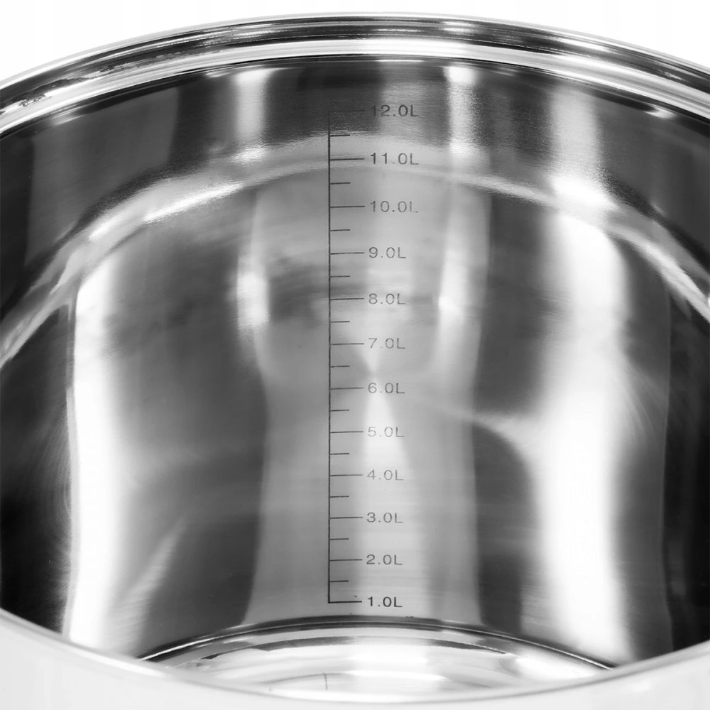Prymus GASTRONOMINIS GASTRONOMINIS PUODAS iš nerūdijančio plieno, 12L 28cm, DIDELIS INDUKCIJA