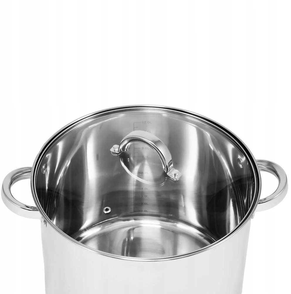 Prymus GASTRONOMINIS GASTRONOMINIS PUODAS iš nerūdijančio plieno, 12L 28cm, DIDELIS INDUKCIJA