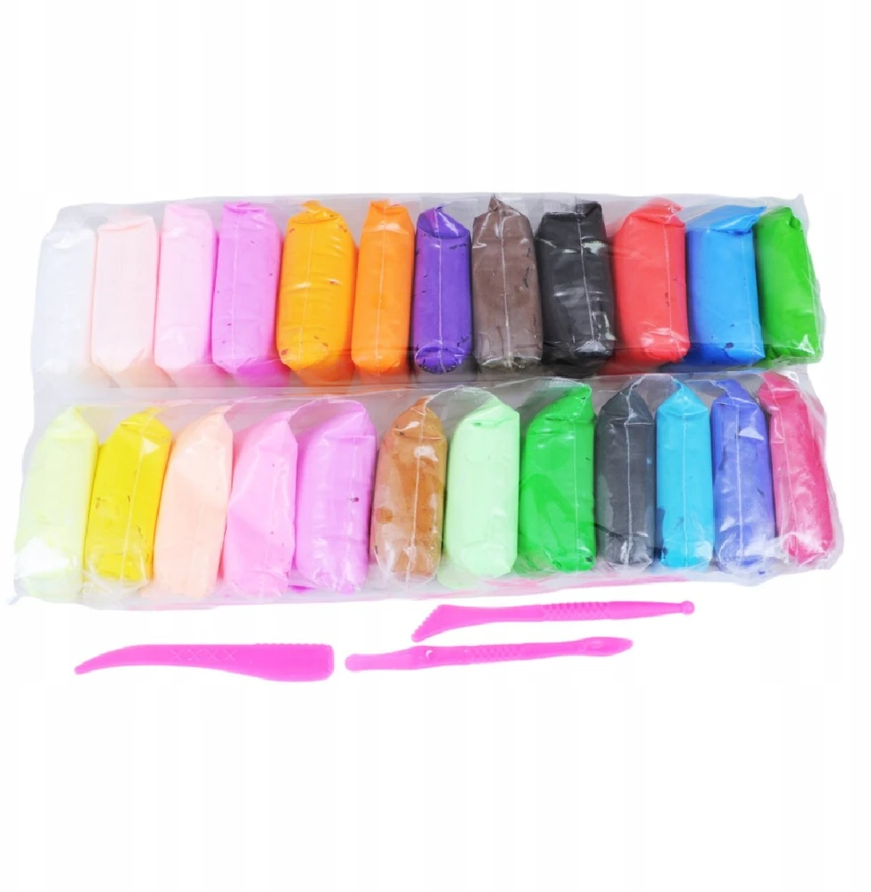 Przydasie.pl PUUTŲ Plastilinas POLIMERINIS MOLIS MODELIAVIMAS 96 VNT XL