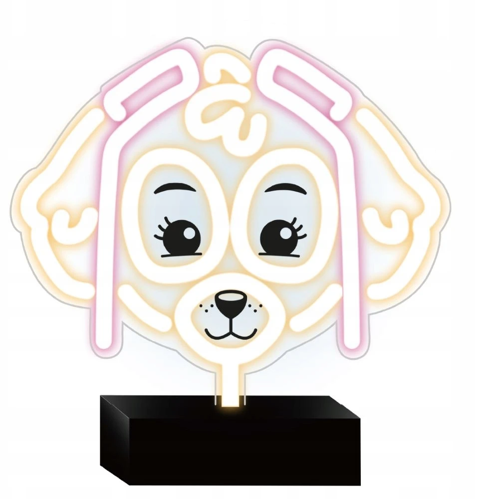 Psi Patrol Neoninė LED lemputė su stovu Paw Patrol – Skye OW-120546