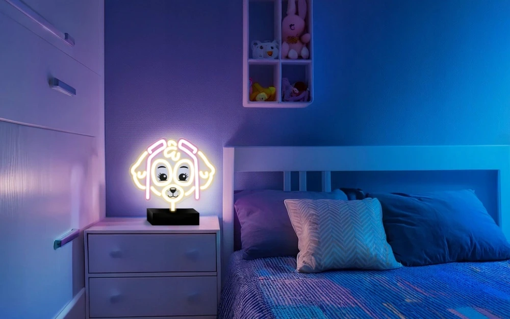 Psi Patrol Neoninė LED lemputė su stovu Paw Patrol – Skye OW-120546