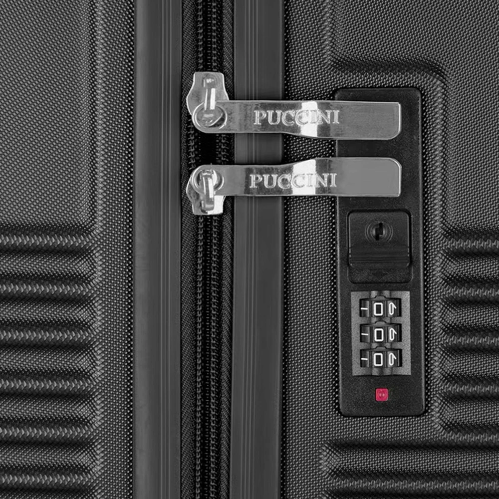 PUCCINI ANTALYA didelis lagaminas ABS028A 1 Juodas