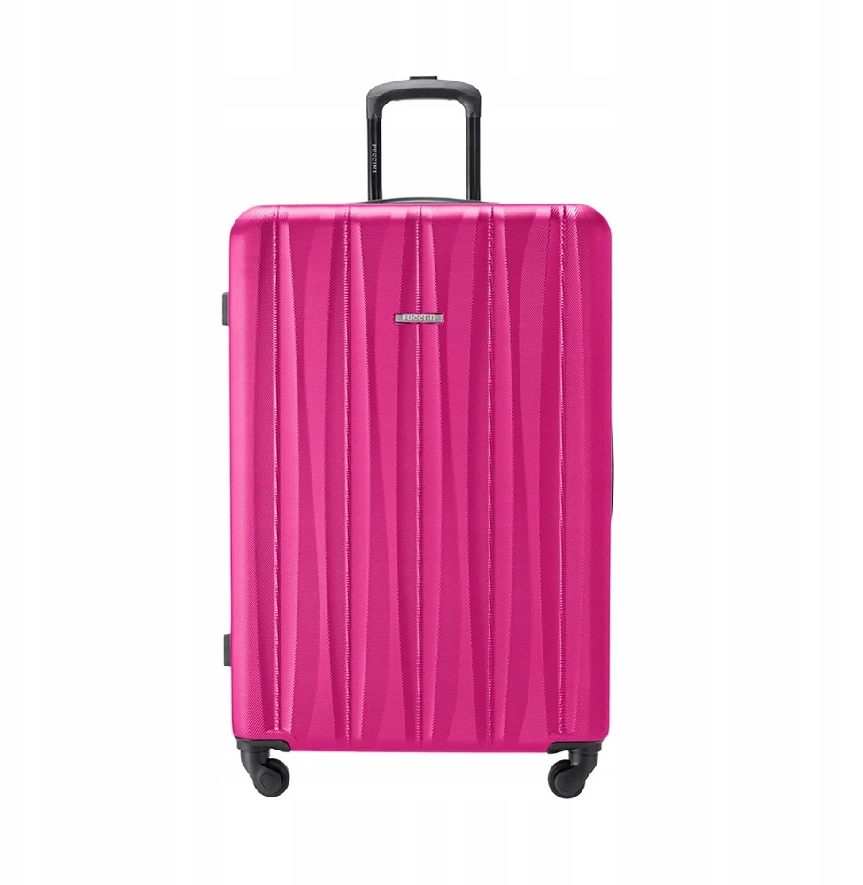 Kelioninis PUCCINI BALI didelis lagaminas ABS021A 3A Rožinis