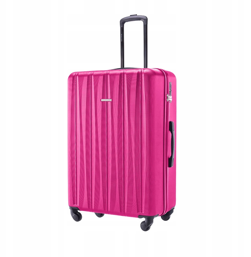 Kelioninis PUCCINI BALI didelis lagaminas ABS021A 3A Rožinis