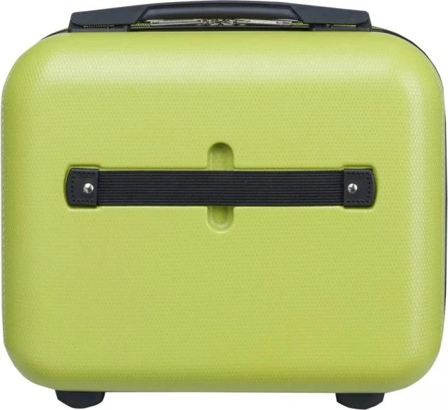 Puccini Corfu kelioninis kosmetikos dėklas, Abs, 15l, limetės spalvos