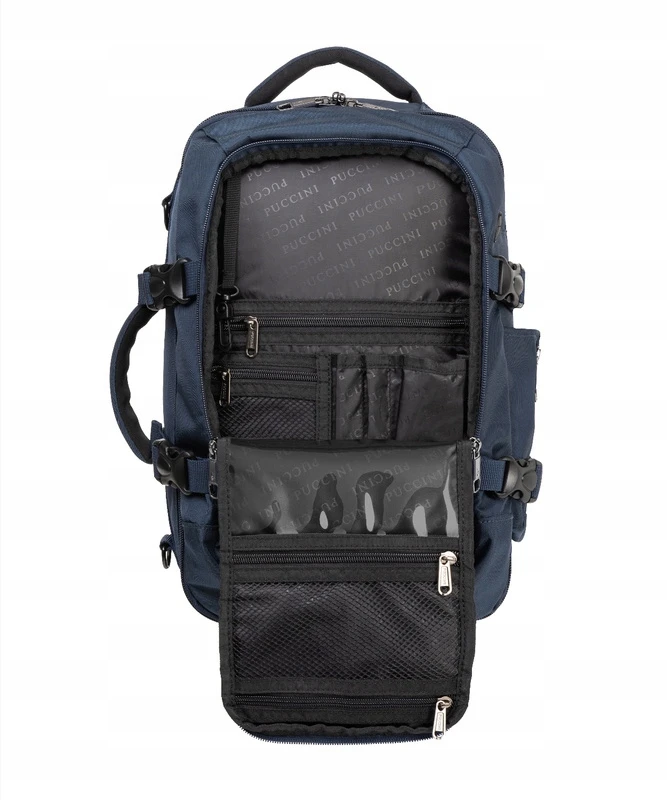 Многофункциональный рюкзак PUCCINI для самолета Темно-синий Easy Pack PM90171-7A