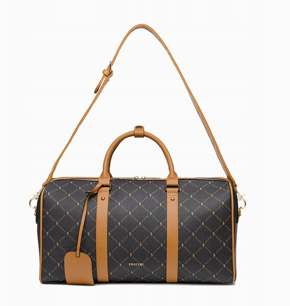 Puccini kelioninė rankinė duffle bag, ruda, Blxp0058w-2