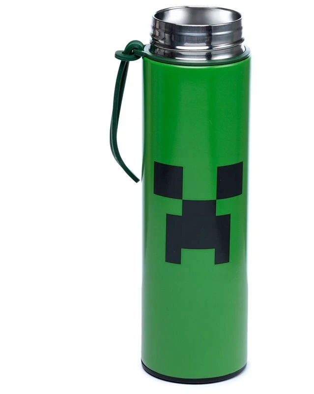 Gertuvė Puckator Termosas su termometru Minecraft Creeper 450ml