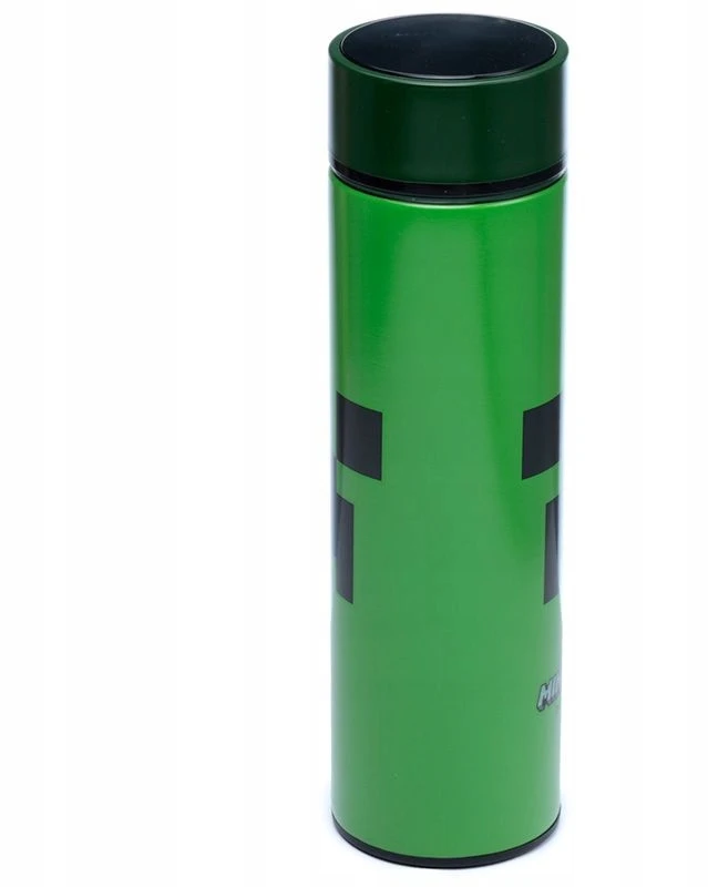 Gertuvė Puckator Termosas su termometru Minecraft Creeper 450ml
