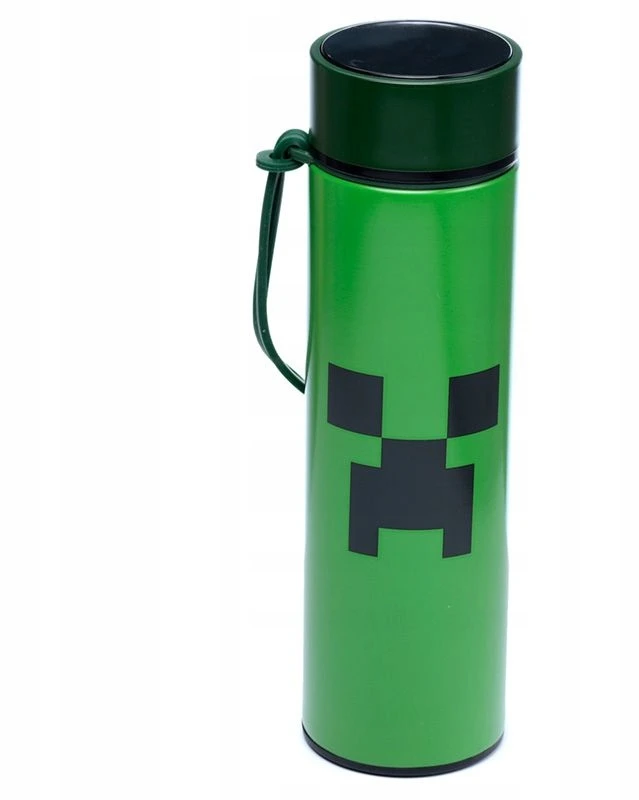 Gertuvė Puckator Termosas su termometru Minecraft Creeper 450ml