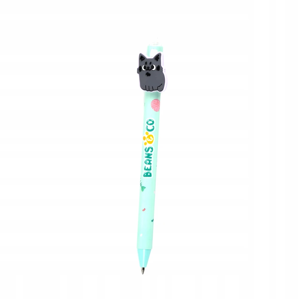 Puckator Trinamas rašiklis su Pvc dangteliu - Bean & Co Cats