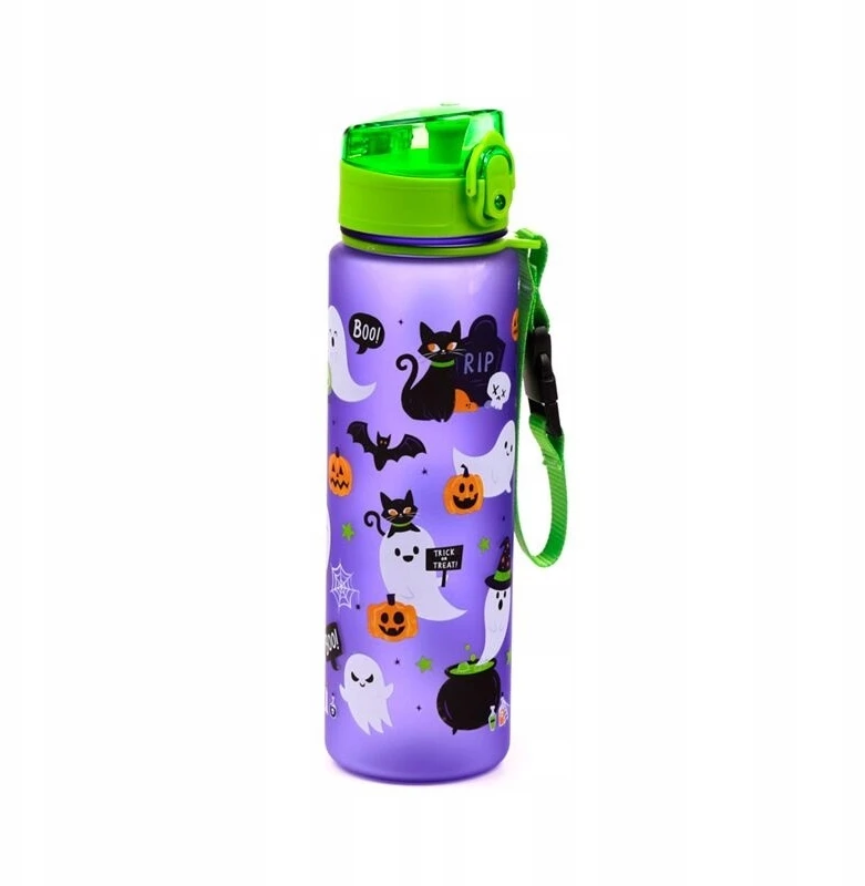 Puckator Vaikų gertuvė su šiaudeliu 600 ml - Spooky Pop Top