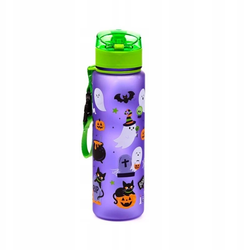 Puckator Vaikų gertuvė su šiaudeliu 600 ml - Spooky Pop Top
