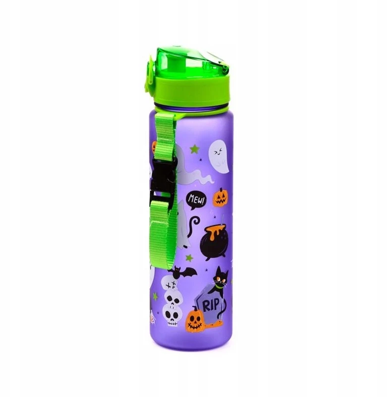 Puckator Vaikų gertuvė su šiaudeliu 600 ml - Spooky Pop Top