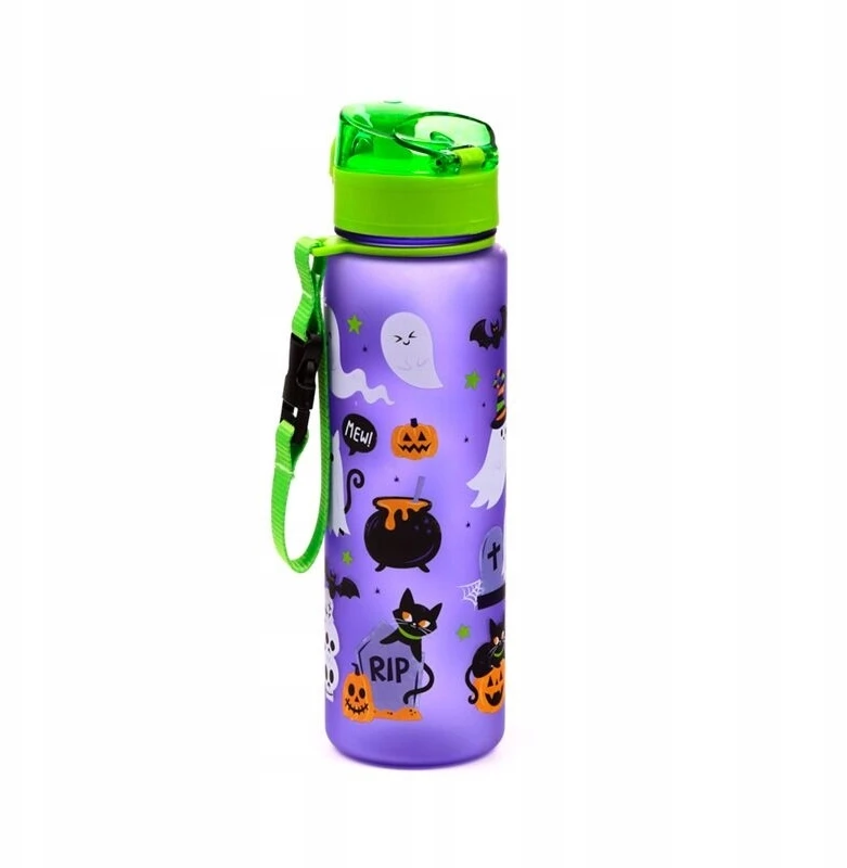 Puckator Vaikų gertuvė su šiaudeliu 600 ml - Spooky Pop Top