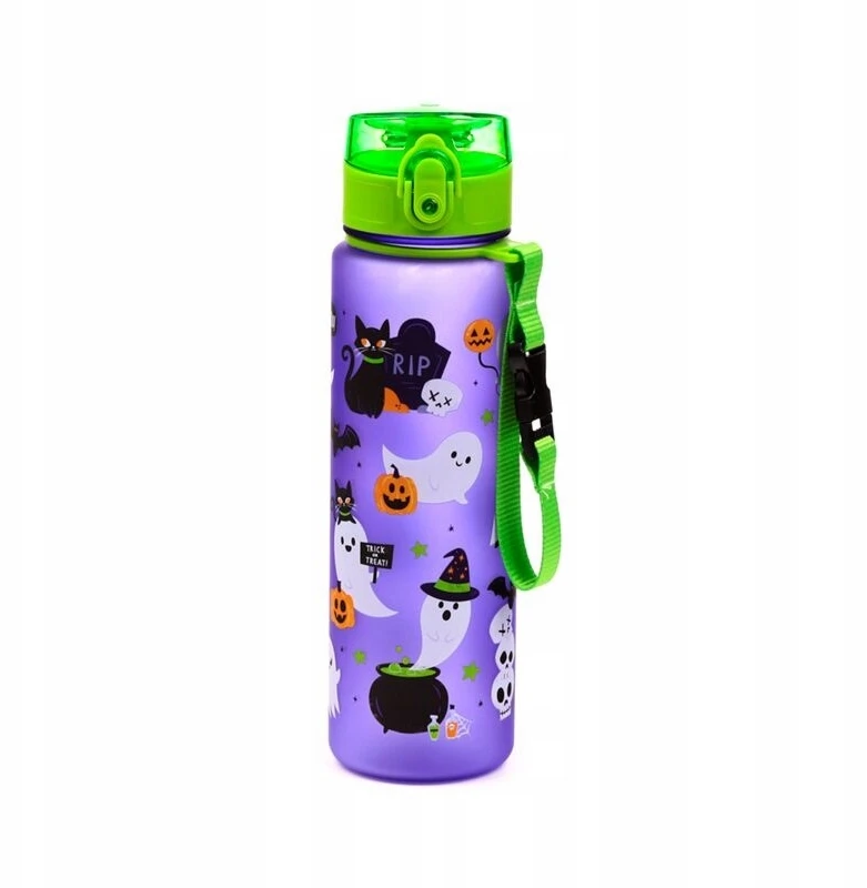 Puckator Vaikų gertuvė su šiaudeliu 600 ml - Spooky Pop Top