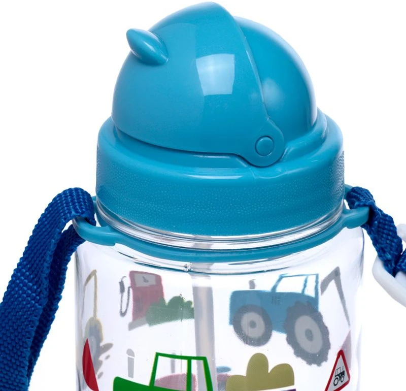 Puckator Vaikutis gertuvė su šiaudeliu 450ml "maži Traktoriai"